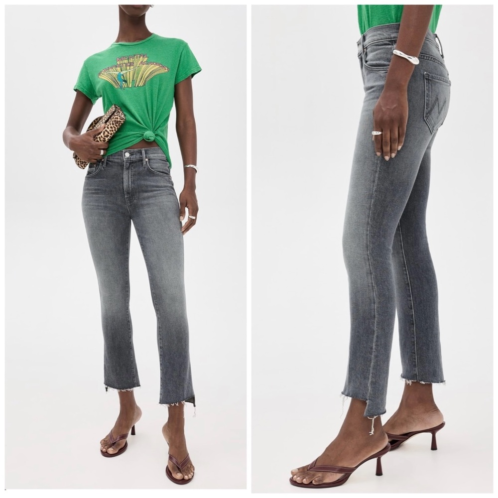 MOTHER Denim - The Insider Crop Step Fray in Train Stops